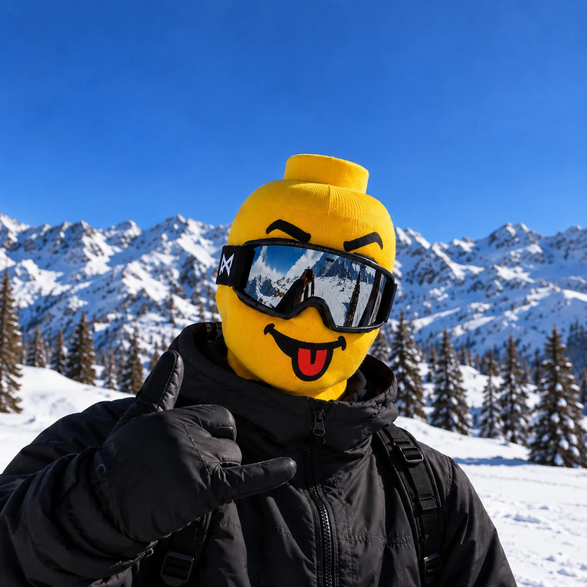 Yellow Tongue Out — mask only